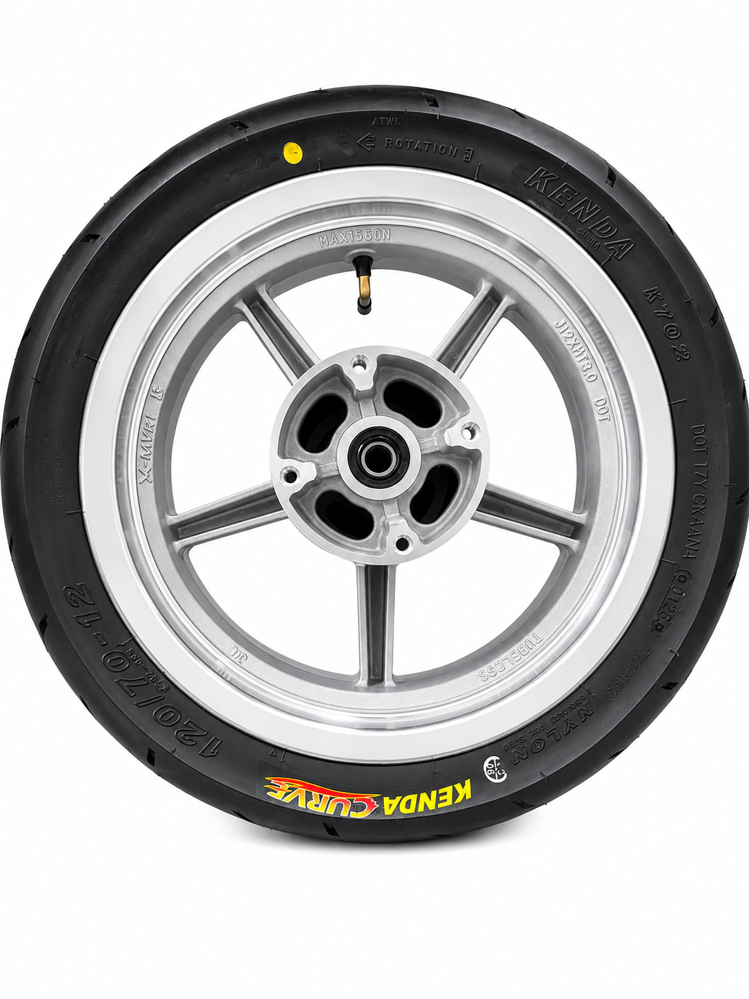 Universal Mini E-Moto Supermoto Wheel Set