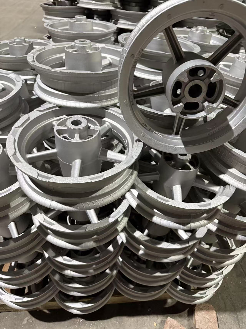 Universal Mini E-Moto Supermoto Wheel Set