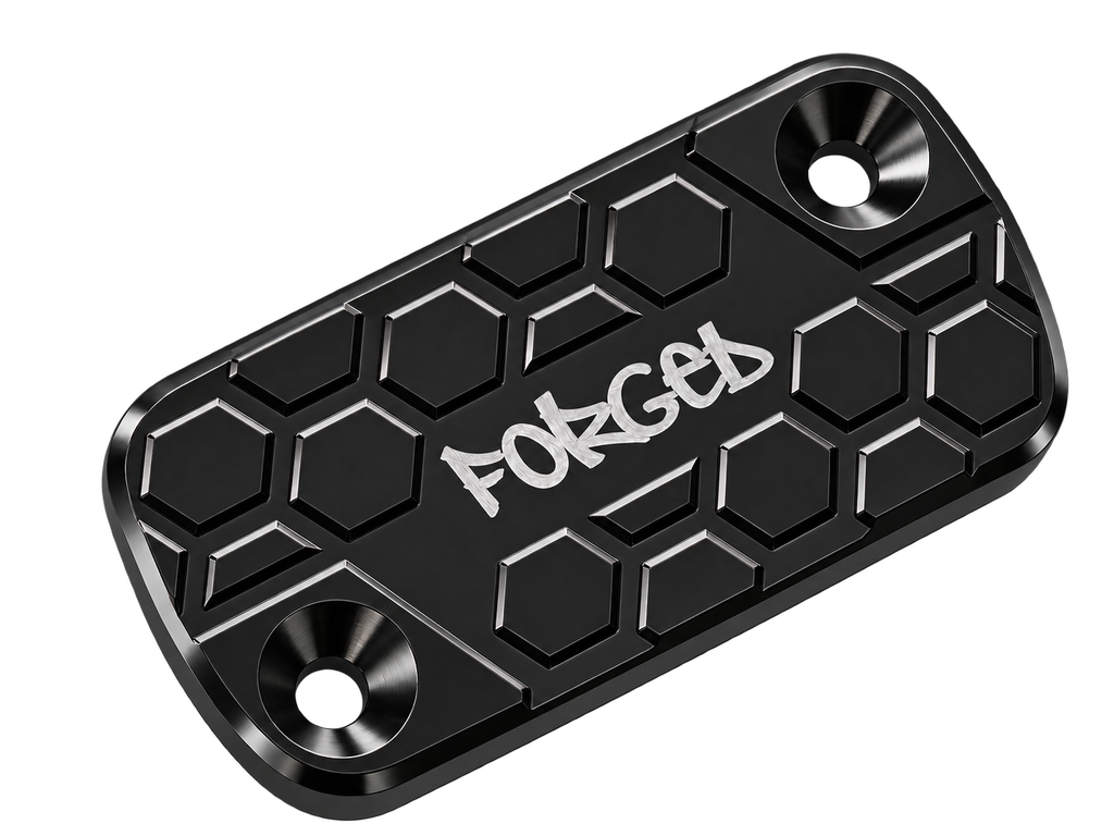 Sur-Ron Ultra Bee Brake Reservoir Cap | CNC Metal Upgrade (Black & Chrome)