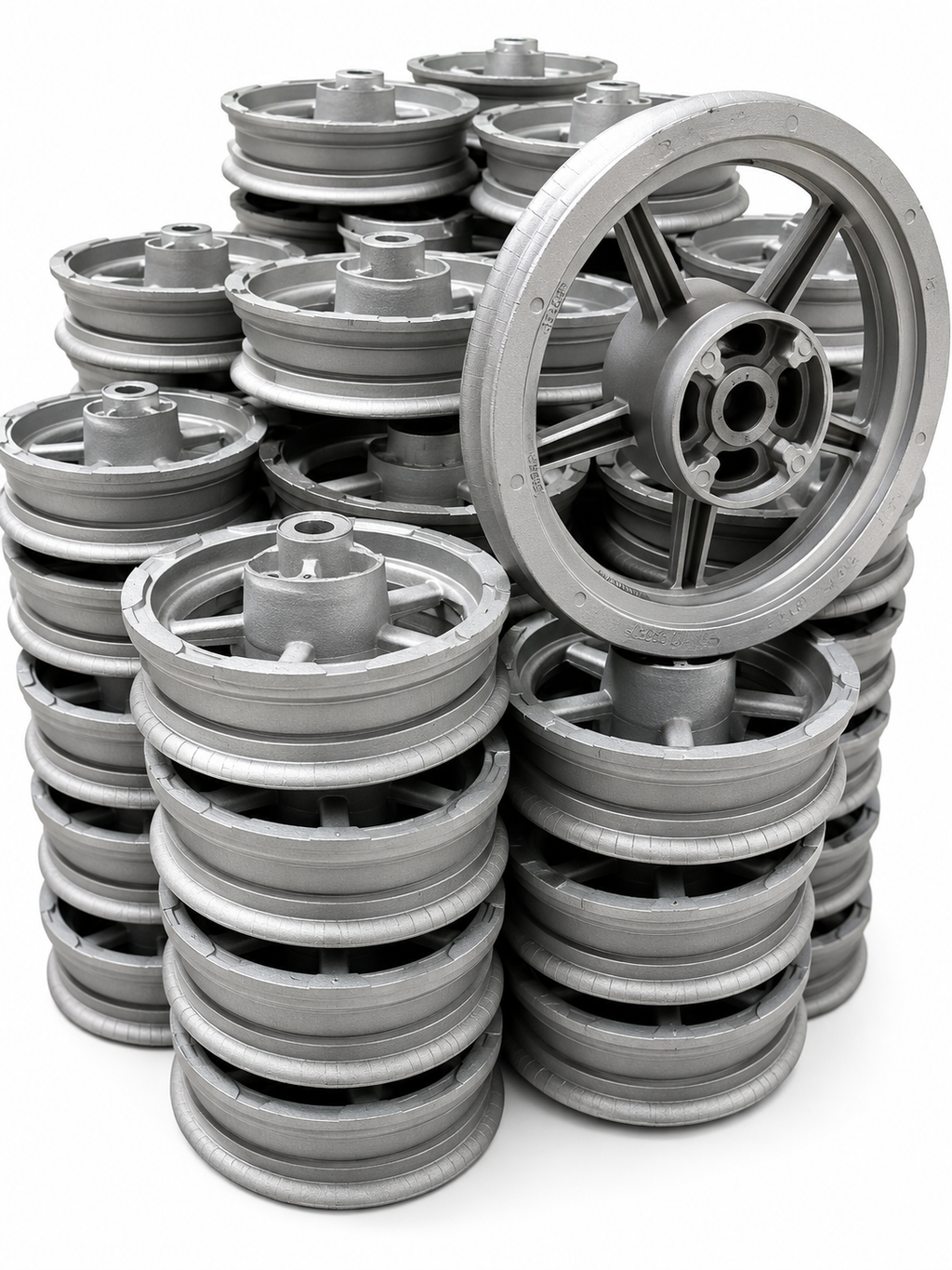 Universal Mini E-Moto Supermoto Wheel Set