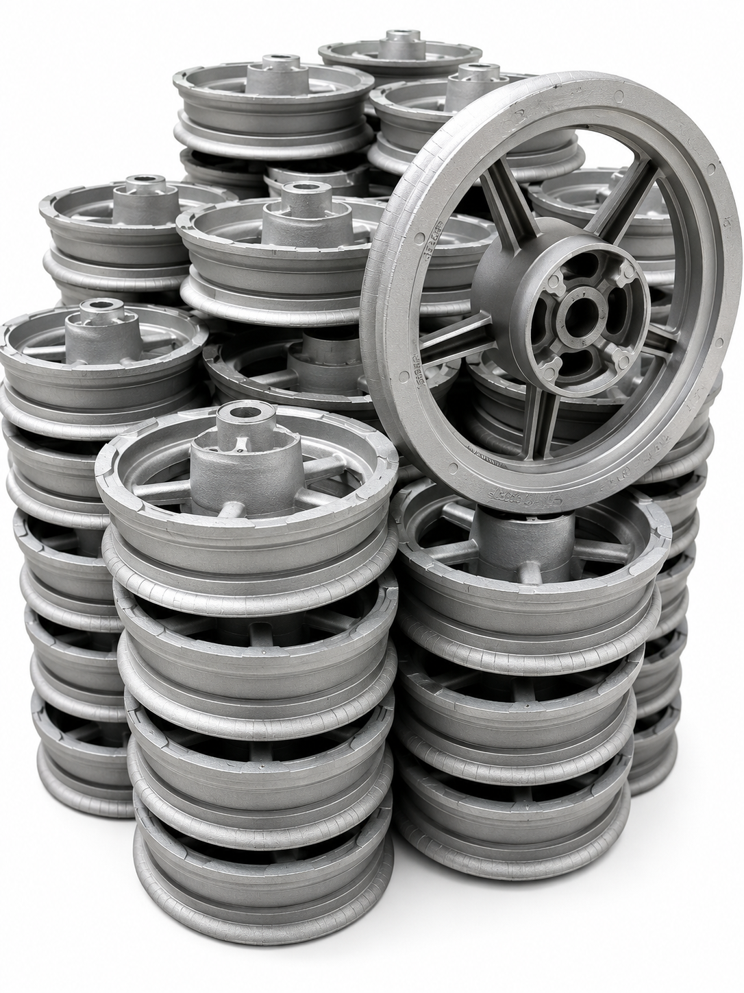 Universal Mini E-Moto Supermoto Wheel Set