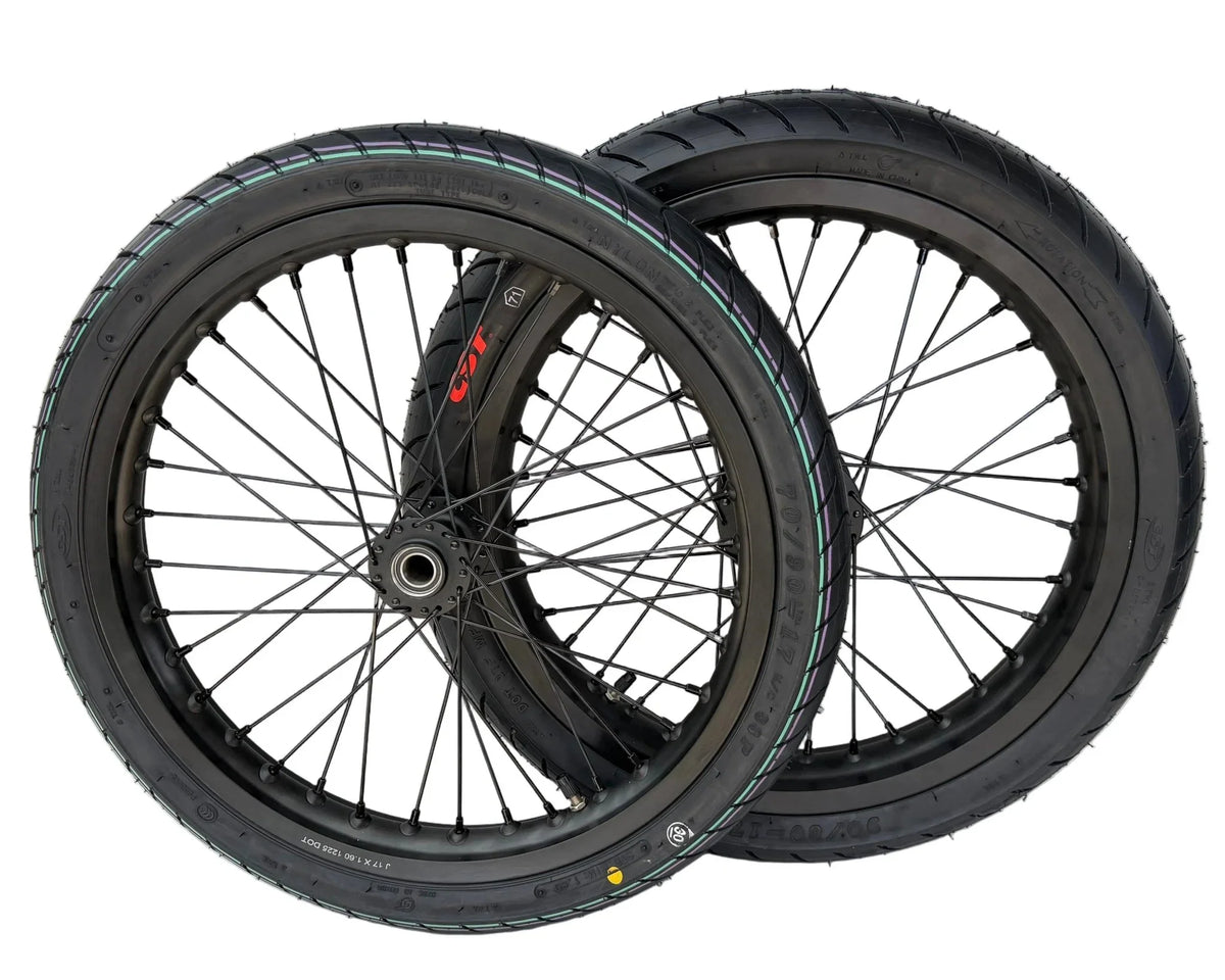 17in Super Moto Wheel Set for Surron/ E-Ride Pro / 79Bike, Ventus