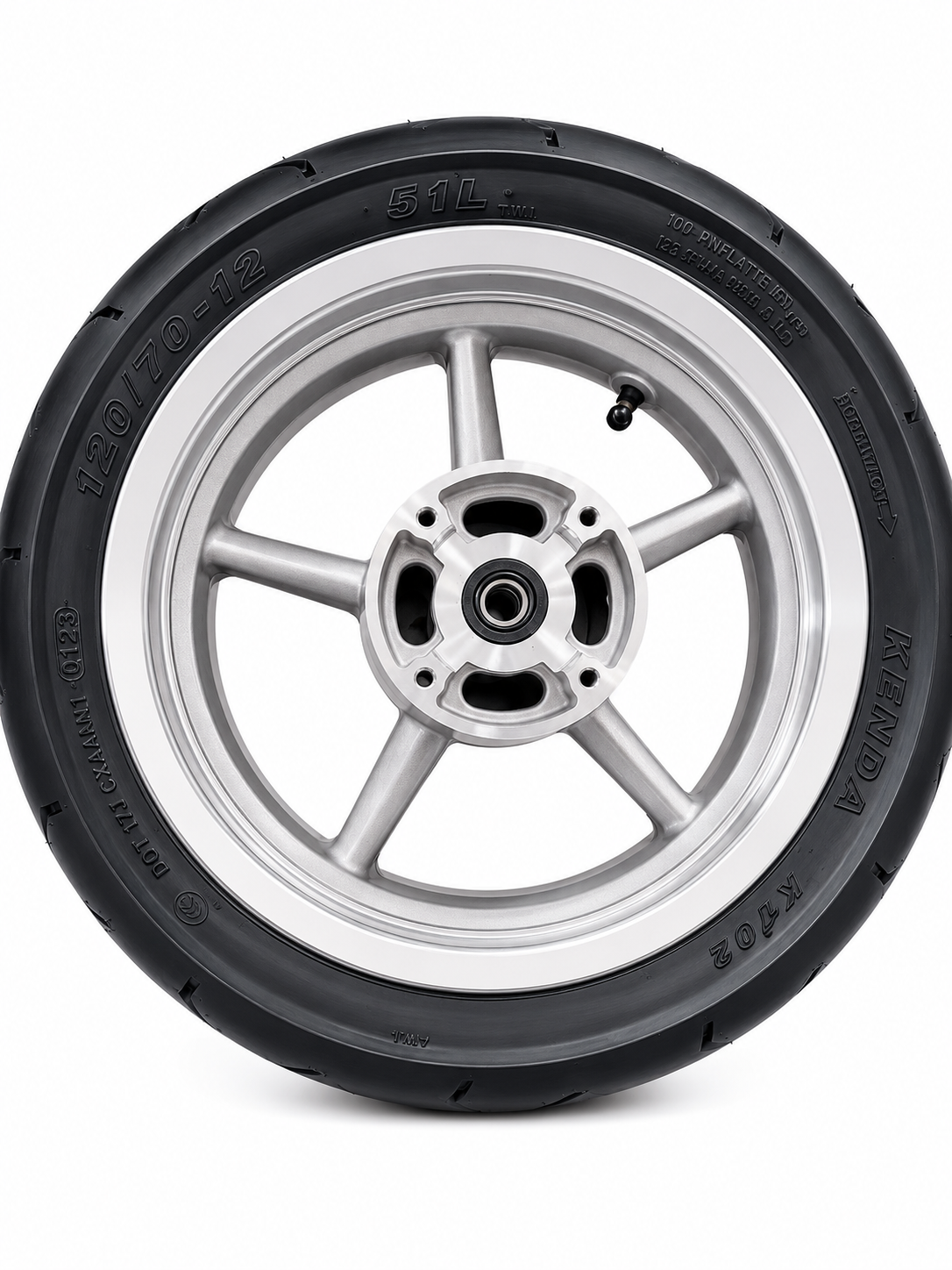 Universal Mini E-Moto Supermoto Wheel Set