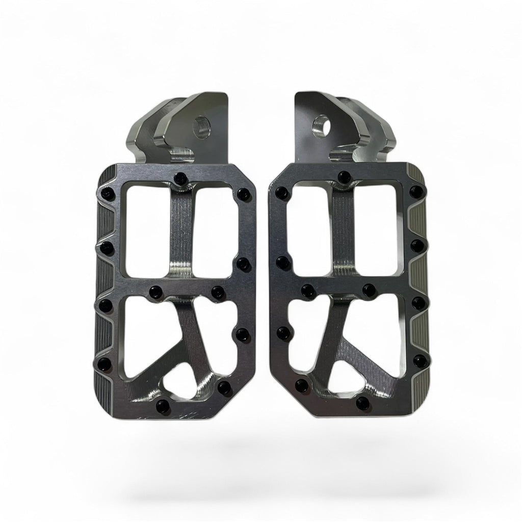 Silver Wide Foot Pegs
