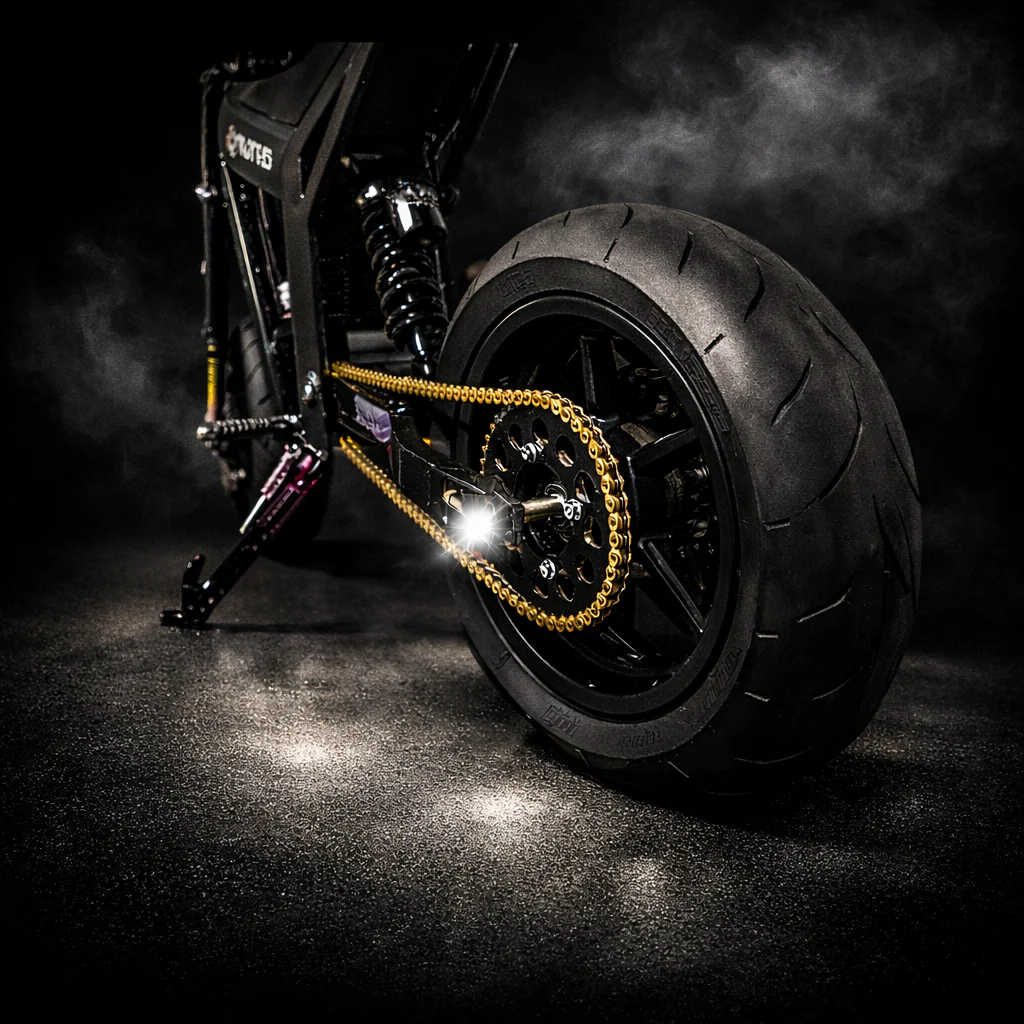 Universal Mini E-Moto Supermoto Wheel Set