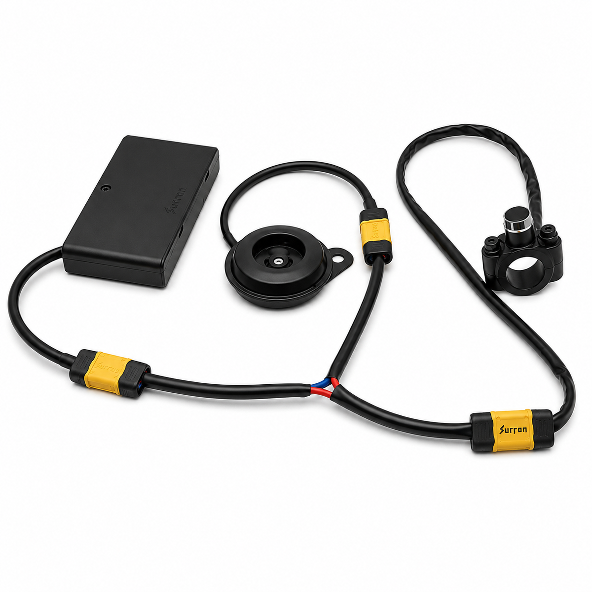 Battery Powered E-Bike Button Horn Kit