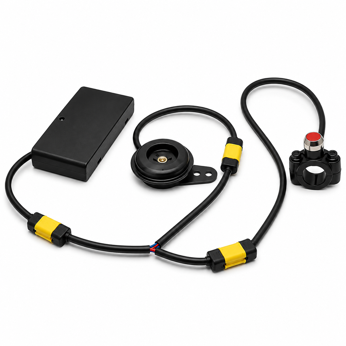 Battery Powered E-Bike Button Horn Kit