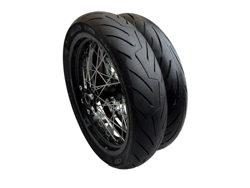 17” Surron ultra bee super moto wheel set