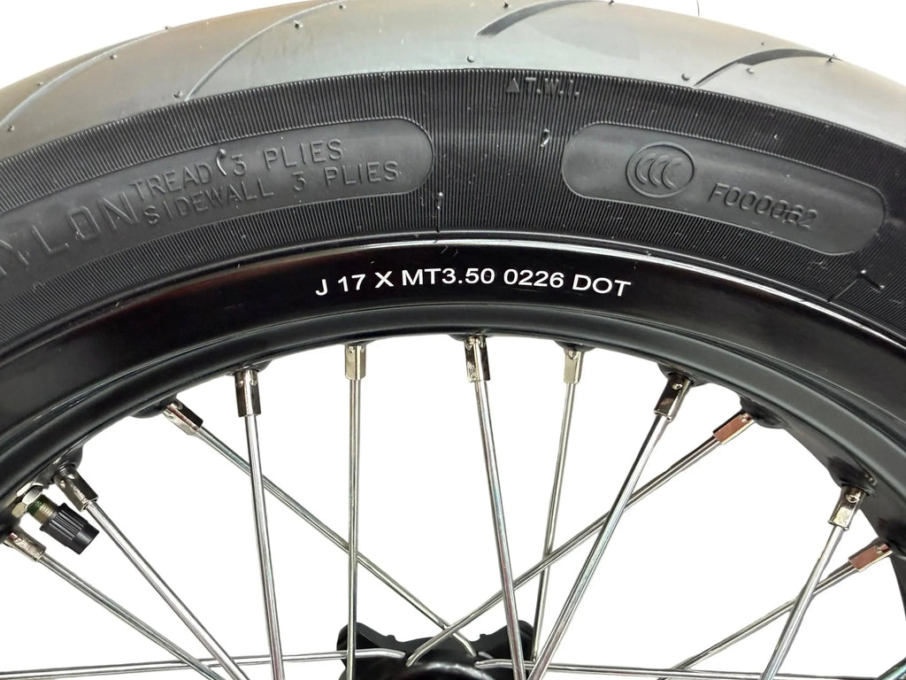 17” Surron ultra bee super moto wheel set
