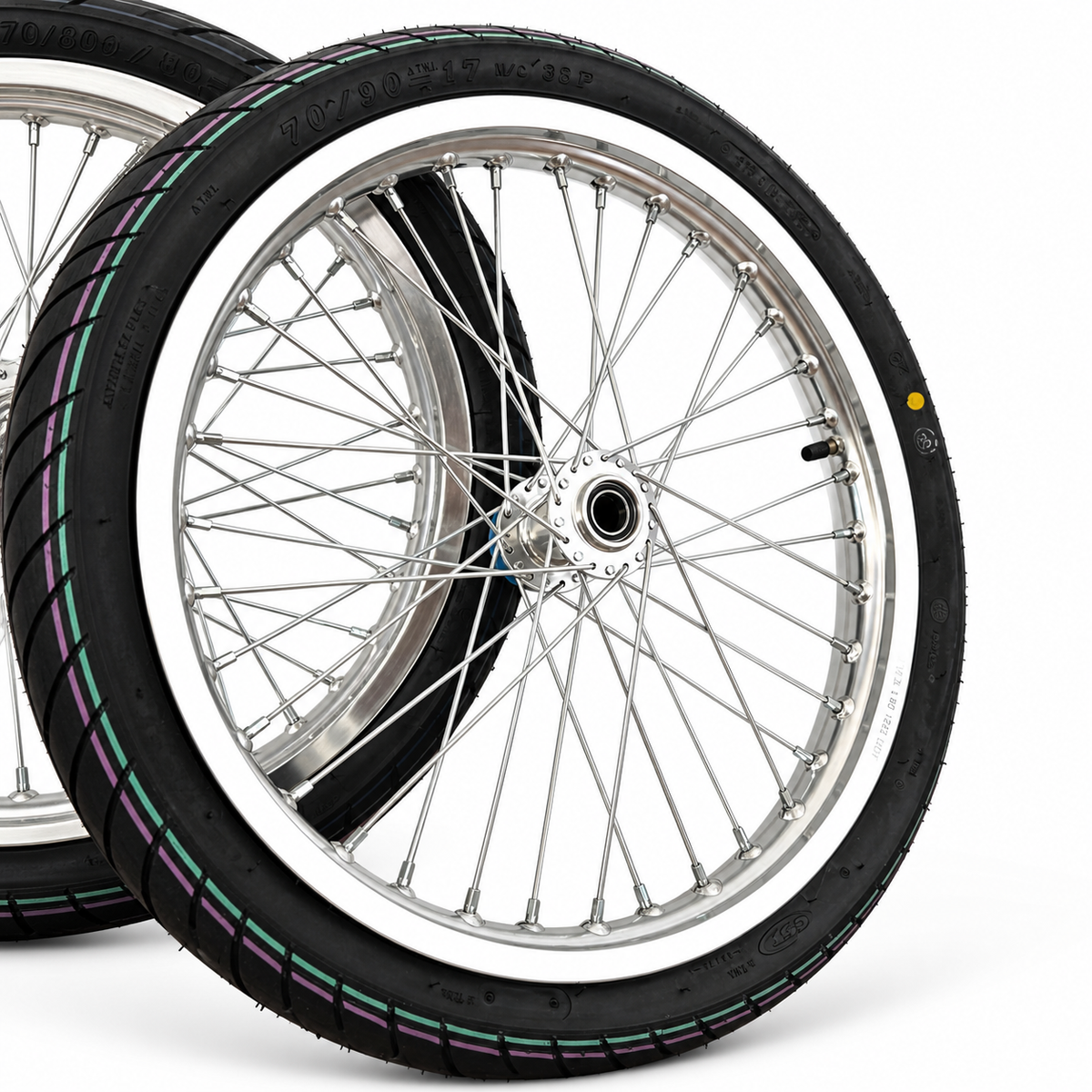 17-Inch CST Chrome LBX / E-Ride Supermoto Kit